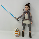 Star Wars Forces of Destiny Rey of Jakku 11" Figure with Light Saber and BB8 Hasbro 2016