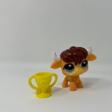 Littlest Pet Shop LPS Gen 7 G7 - #05 Blind Box Cinnamon Tan Bull Cow New!