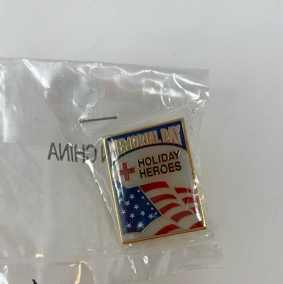 American Red Cross ARC Holiday Heroes Memorial Day Enamel Pin