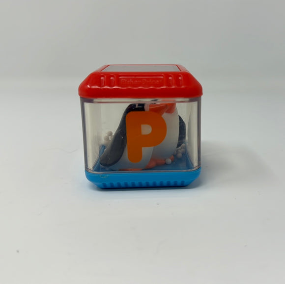 Fisher Price Peek A Boo Blocks Alphabet Letter P Penguin