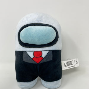 Toikido Among Us White Black Suit Red Tie Crewmate 6" Official Plush