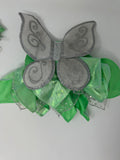 Build A Bear Workshop Disney Green Tinkerbell Fairy Costume Dress with Wings & Wand Outfit