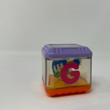 Fisher Price Peek A Boo Blocks LETTER G Guitar Replacement Alphabet ABCs Clear