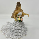 PAPO The Enchanted World Bride in White Lace 2010 Toy Figure, Cake Topper