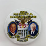 Vintage 55th Presidential Inauguration 2005 January 20th Bush and Cheney Pin