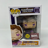 Funko Pop! Marvel Guardians Of The Galaxy Star-Lord With Power Stone GITD Marvel Collector Corps Exclusive 611