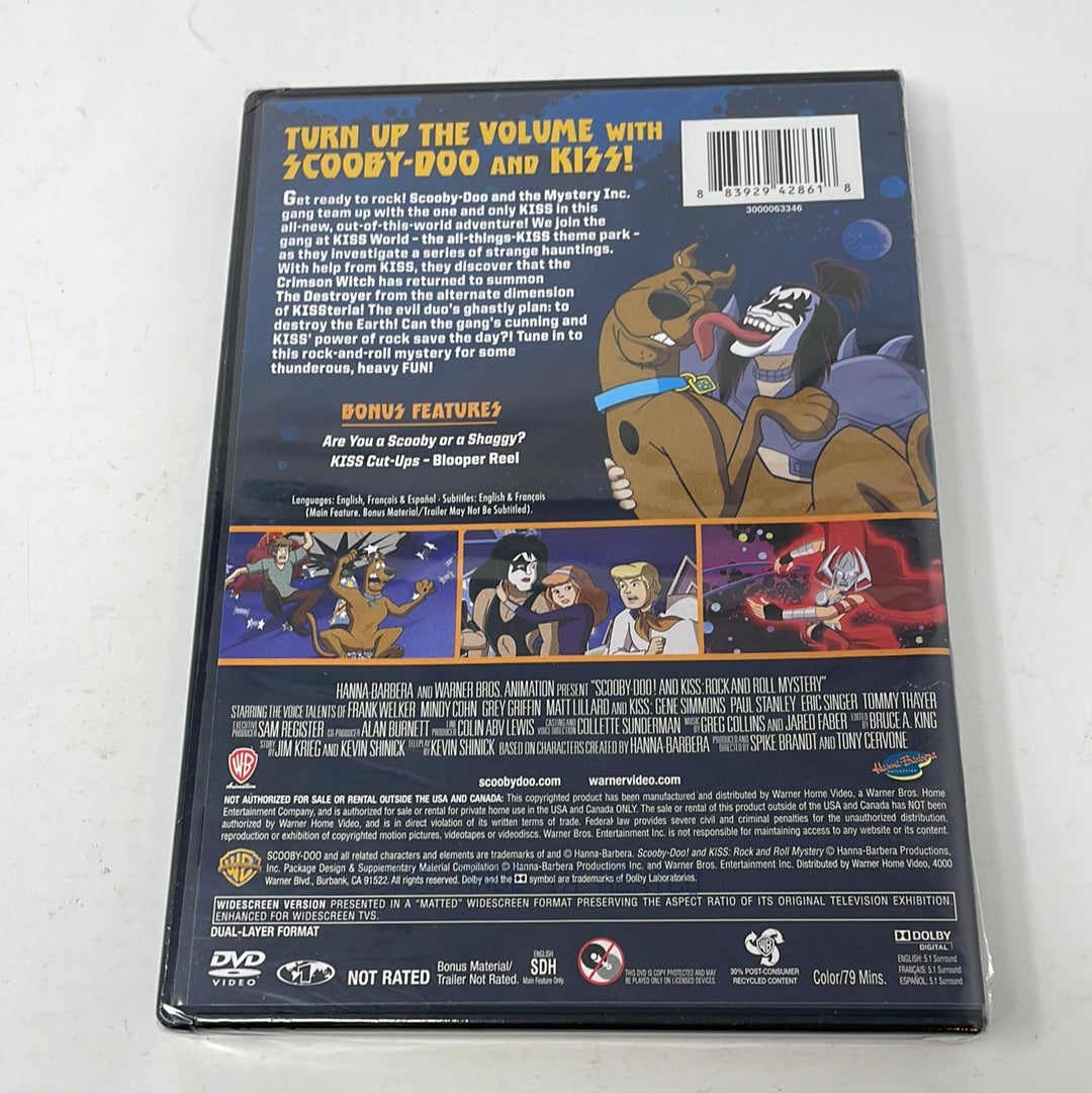 DVD Scooby-Doo! And Kiss Rock And Roll Mystery Original Movie