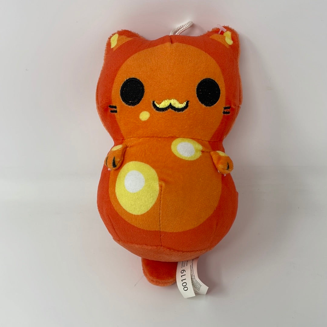 Kleptocats Plush Stuffed Animal 7” Klepto Cat Hyper beard Orange