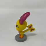 Cuckoo Loca Yellow Bird PVC Cake Topper Minnie Mouse Happy Helper 2"