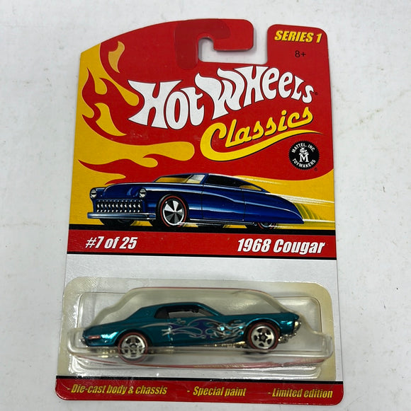 Hot Wheels Classic Series 1 1968 Cougar 7/25 light blue