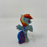 My Little Pony MLP Mini Pony Rainbow Dash With Rainbow Lightning Bolts