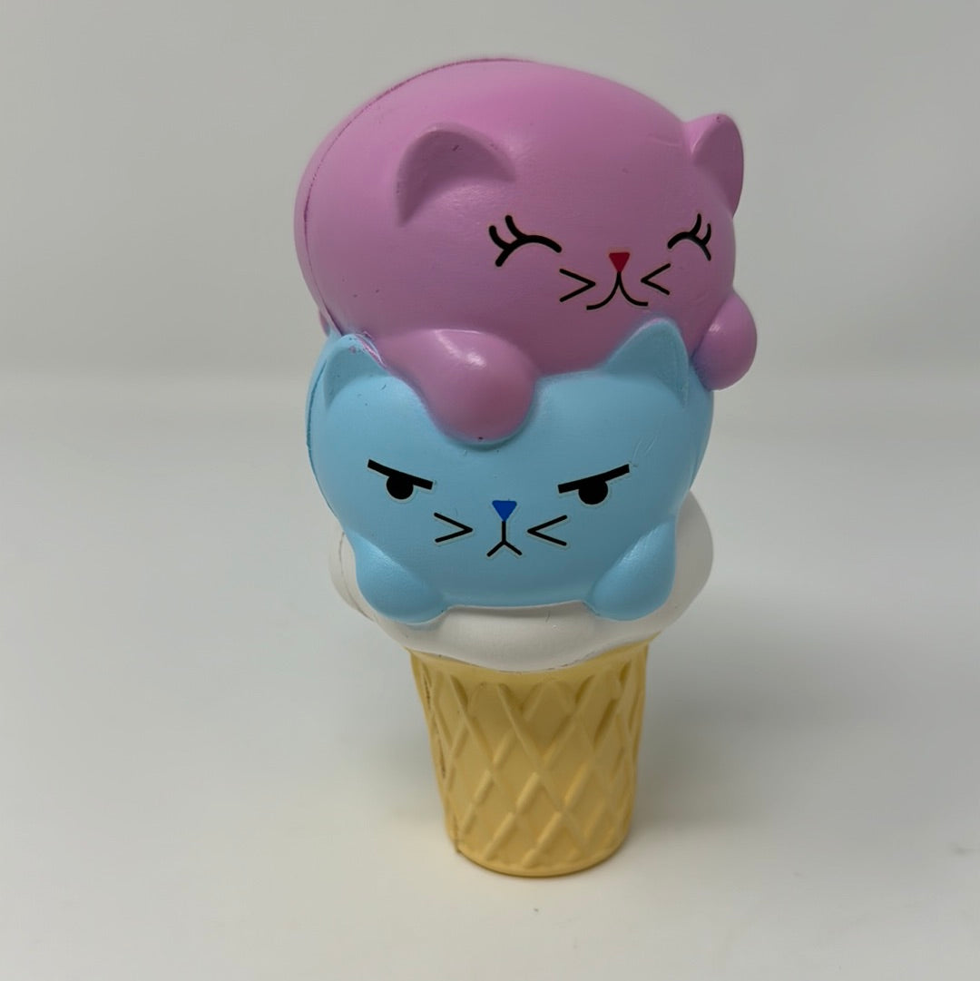 Squishy Cat Ice Cream Fidget Toy – shophobbymall Squishy Cat Ice Cream Fidget Toy – shophobbymall