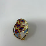 Hot Air Balloon Channels Great Fair Enamel Pin