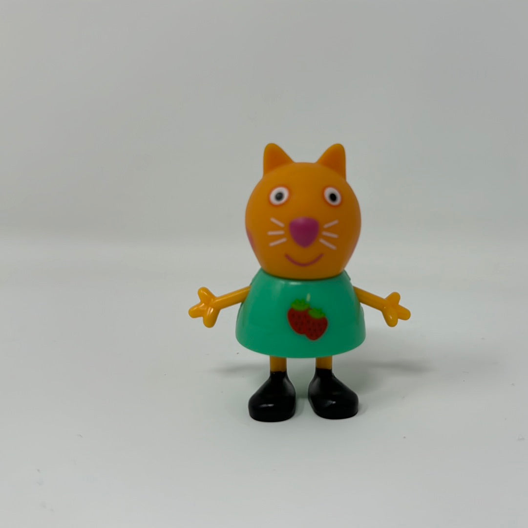 Peppa Pig Figure Candy Cat Green Strawberry Dress – shophobbymall