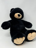 Build A Bear (BAB) Workshop Black Bear 17" Plush Black Teddy Stuffed Animal Toy