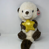 Peek A Boo Toys Otter Plush Stuffed Animal Gold Star