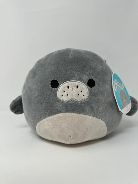 Squishmallow - Matt the Manatee - Gray - 8” - NWT