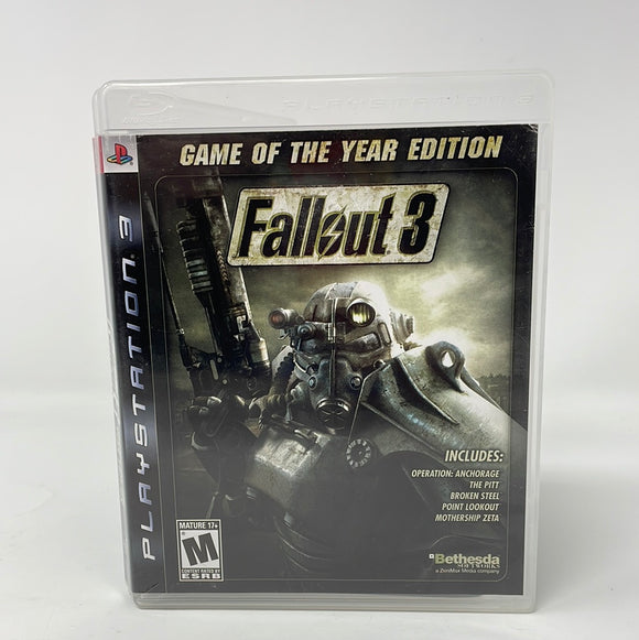 PS3 Fallout 3 Game of the Year Edition
