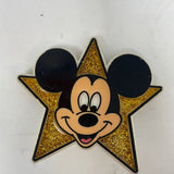 Vintage 1980’s Disney Mickey Mouse Gold Glitter Star Pin