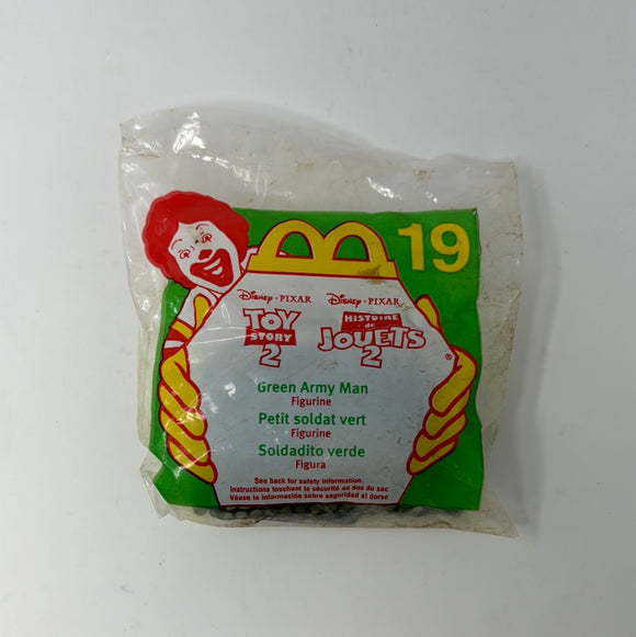 GREEN ARMY MAN #19 Disney's TOY STORY 2 McDonald’s Happy Meal toy 1999 NEW RARE
