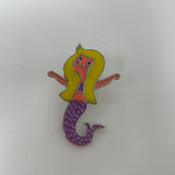 Mermaid Metal Enamel Pin Brooch Pinback