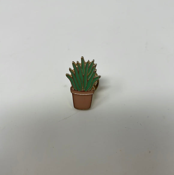 Succulent Enamel Pin
