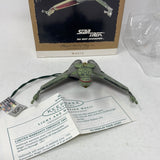 Hallmark Keepsake Ornament Klingon Bird Of Prey Star Trek The Next Generation Magic 1994