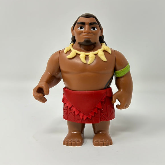 Disney Moana Chief Tui Figure Toy Hasbro 2016 Father Dad 3” Cake Topper