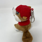 Buc-ees Beaver Mascot Plush Keychain