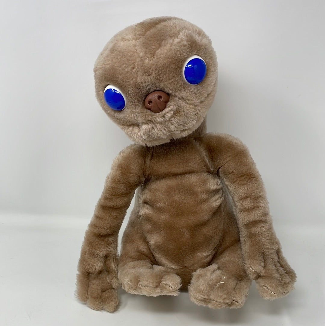 1982 ET Plush Extraterrestrial 14”Blue Eyes Beanie Bottom Showtime