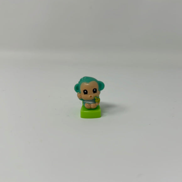 Squinkies Teal Baby Monkey With Green Chair