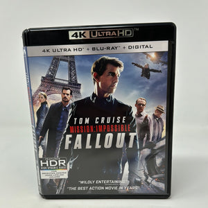4K Ultra HD + Blu-Ray + Digital Tom Cruise Mission: Impossible Fallout