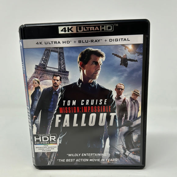 4K Ultra HD + Blu-Ray + Digital Tom Cruise Mission: Impossible Fallout