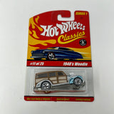 Hot Wheels Classics 1940s Woodie Series 1 H7076 Aqua Blue