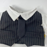 Build A Bear Workshop Plushie Clothing Shirt with Vest and Tie