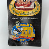 Disney Store Disney Magical Musical Moments For He’s A Jolly Good Fellow Donald 50th 1984 Pin #57