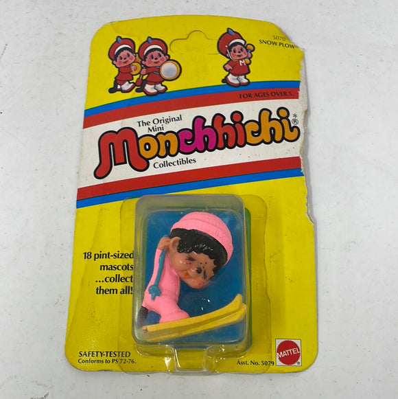 Mattel 1981 Monchhichi Figure Skiier “Snow Plow” Sekiguchi (New)