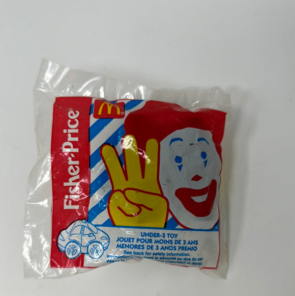 1999 Fisher Price McDonalds Happy Meal Under 3 Toy - Taxi