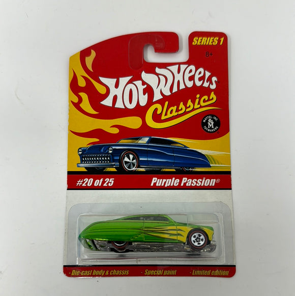 Hot Wheels Classics Series 1  Green PURPLE PASSION