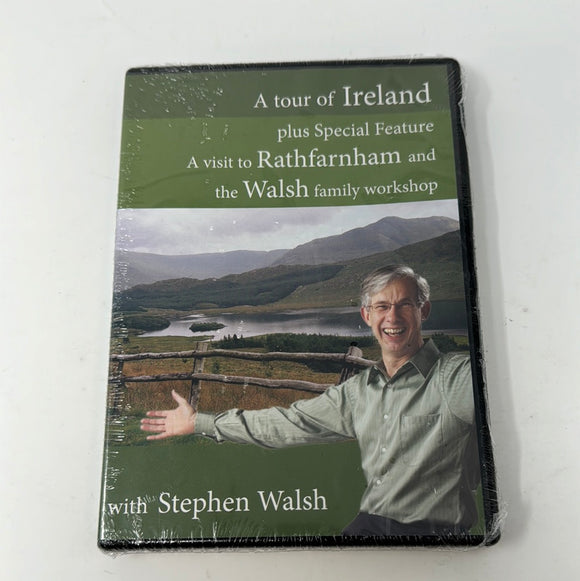 DVD A Tour Of Ireland plus A visit To Rathfarnham and the Walsh family Workshop Sealed