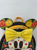 Disney Loungefly Minnie Dia de los Muertos Sugar Skull Mini Backpack EE Exclusive
