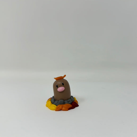 Pokemon Harahara Ochiba Asobi Vol. 02 1-Inch Takara Tomy Mini-Figure Diglett
