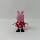 Peppa Pig Red Dress With Hearts Figure
