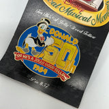 Disney Store Disney Magical Musical Moments For He’s A Jolly Good Fellow Donald 50th 1984 Pin #57