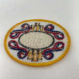 SIX FLAGS Amusement Park - 1960s  Sew-On PATCH Uniform Embroidered RARE!