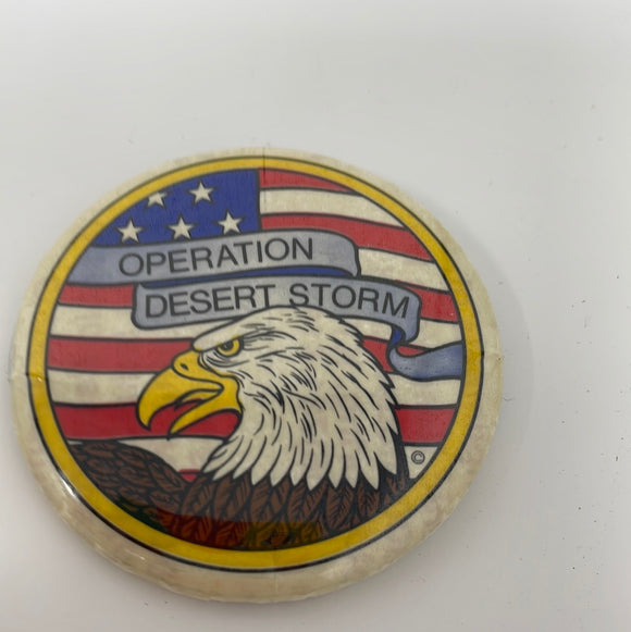 Operation Desert Storm Pinback Pin Button