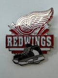 Detroit Red Wings Hockey NHL Skates Lapel Pin Brooch