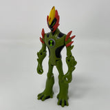 2008 Bandai Ben 10 Ben Ten Swampfire 4" Action Figure Toy