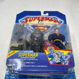 Superman Animated Series Kenner Action Figure City Camo Superman 1997