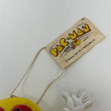 1980 Vintage Pac-Man Rubber Figurine Toy Figure Tag Red Eyes Ben Cooper Midway